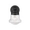 Z-Lite Vaughn 1 Light Wall Sconce, Matte Black And Clear Seedy 736-1S-MB - alternate 4